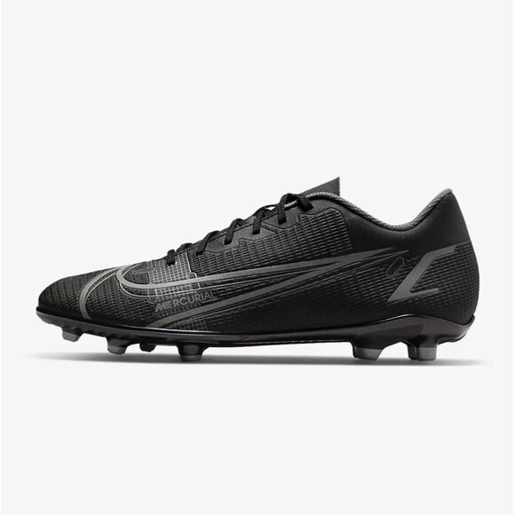 Nike Vapor 14 Club FG MG Mens Soccer Cleats Black Grey CU5692-004 Size 7.5 - Picture 2 of 6